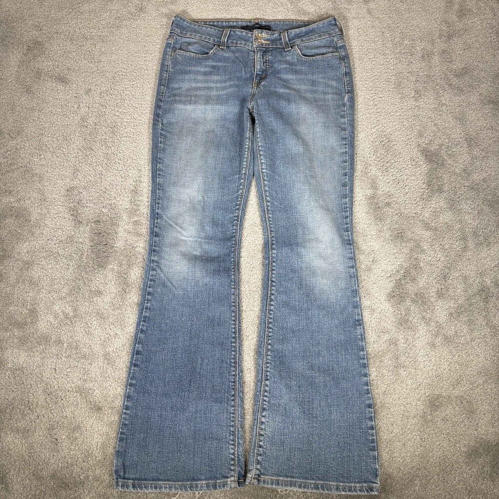 Levis 526 Jeans Womens 10 Slender Bootcut Blue Denim Stretch Flap Pockets Y2K